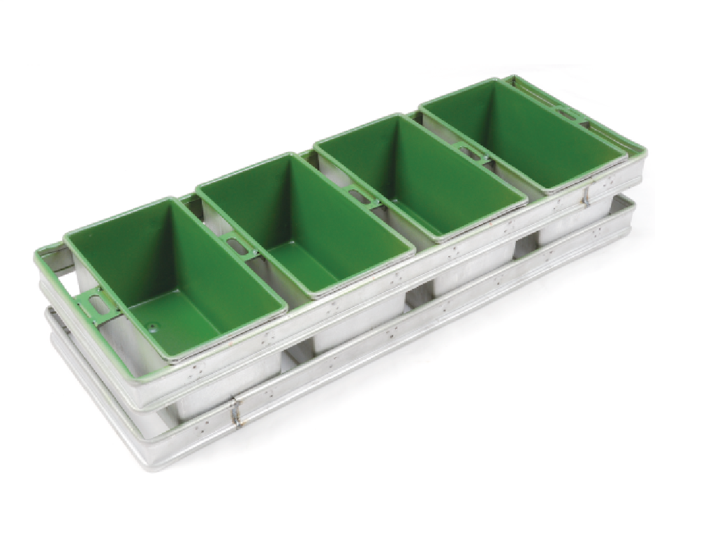 4 Strapped Bread Pan set-450g-Double Frame 