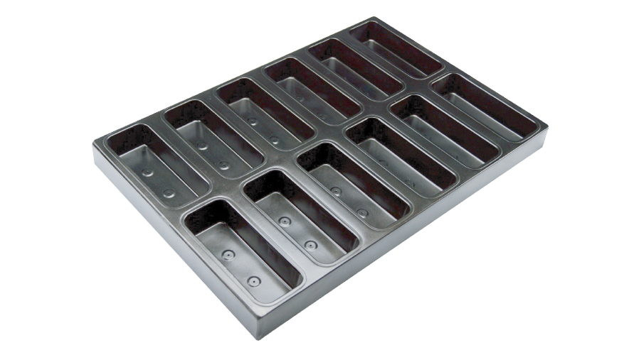 Square Shape Cake Pan 12 molds（Silicon）
